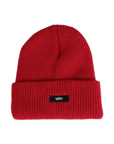 Vans Eastview Cuff Beanie Hat Red Size Onesize Acrylic