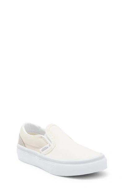 Vans Kids' Classic Slip-on Sneaker In Natural Multi/ True White