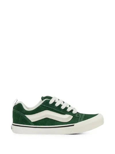 Vans Kids' Knu Skool Suede Sneakers In Green