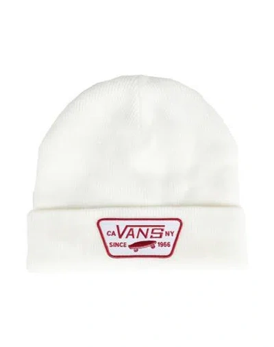 Vans Mn Milford Beanie Man Hat Ivory Size Onesize Acrylic In White