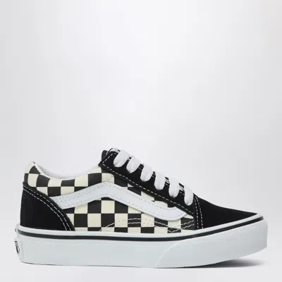 Vans Old Skool Sneaker White/black With Check Pattern