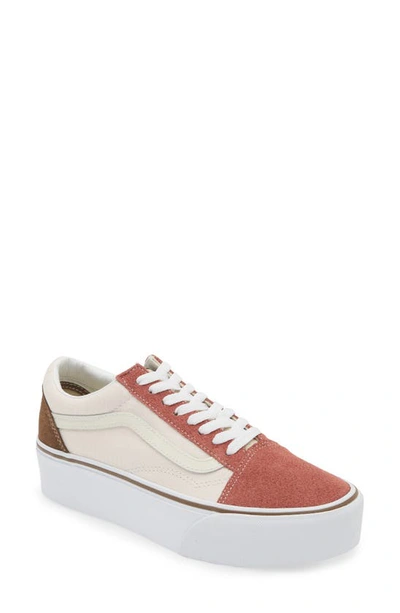 Vans Old Skool Stackform Sneaker In Earthy Blocking Multi Color