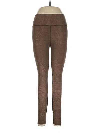 Pre-owned Varley Active Pants In Brown