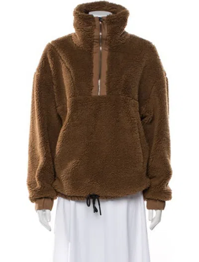 Pre-owned Varley Coat In Brown