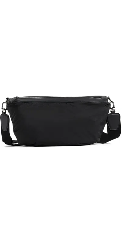 Vee Collective Caba Banana Black Crossbody Bag Black