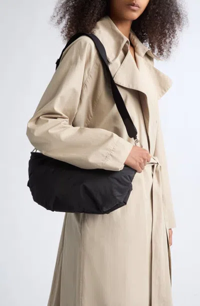Veecollective Caba Banana Crossbody Bag In Black