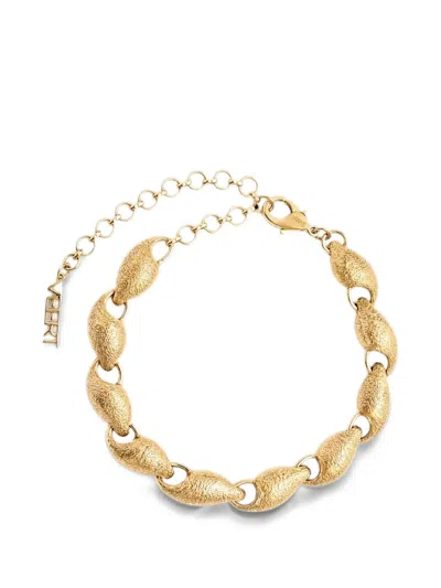 Veert The Sculpt Link Bracelet In Gold