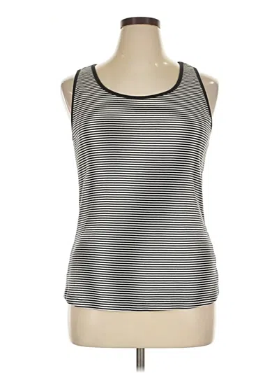 Pre-owned Venezia Tank Top Gray Halter Neckline Tops
