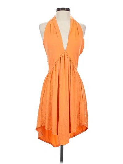 Pre-owned Venus Cocktail Dress In Orange