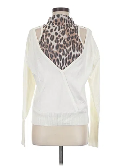 Pre-owned Venus Pullover Sweater In White