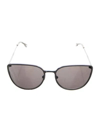 Pre-owned Vera Wang Cat-eye Tinted Sunglasses In Clear
