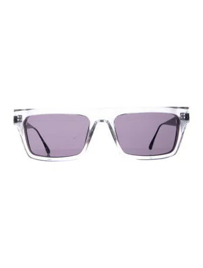 Pre-owned Vera Wang Square Tinted Sunglasses In Clear