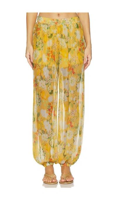 Verandah Floral Balloon Pants In Positano Multi Motif