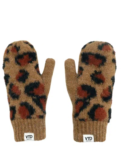 Verb To Do Gloves Leopard Print Dream Girl In Brown