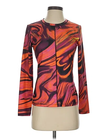 Pre-owned Vero Moda Long Sleeve Blouse In Orange