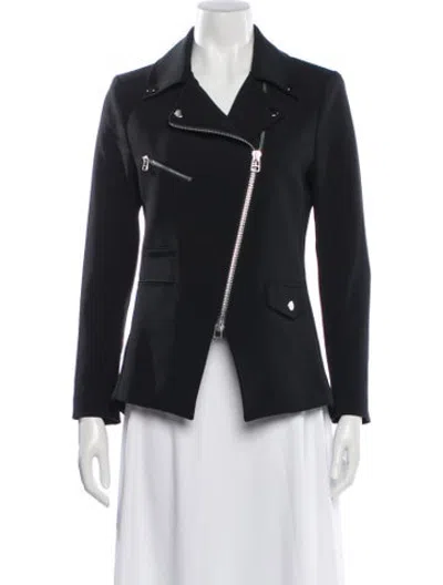 Pre-owned Veronica Beard Biker Jacket In Black