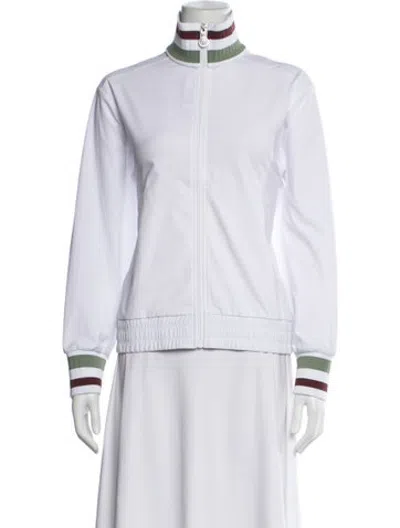 Pre-owned Veronica Beard Bomber Jacket W/ Tags In White