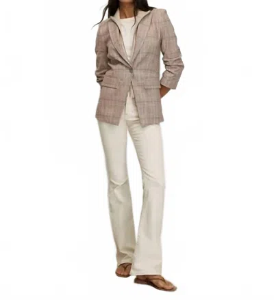 Veronica Beard Clayton Dickey Jacket In Raisin Multi In Gray