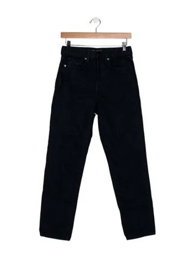Pre-owned Veronica Beard High-rise Straight Leg Jeans In Blue