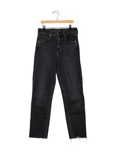 Pre-owned Veronica Beard High-rise Straight Leg Jeans In Blue