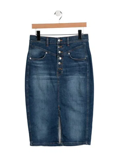 Pre-owned Veronica Beard Midi Length Skirt In Blue