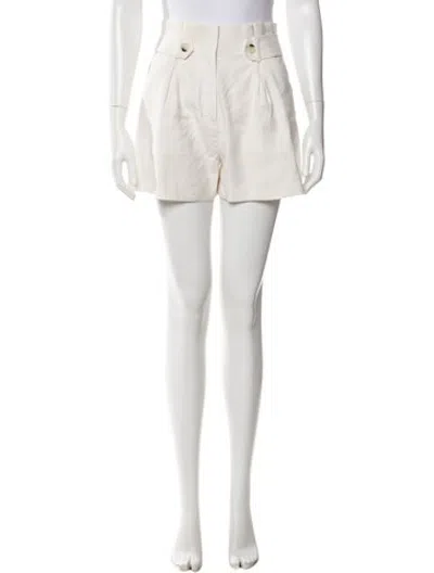 Pre-owned Veronica Beard Mini Shorts In White