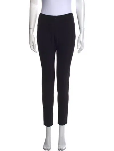 Pre-owned Veronica Beard Nylon Straight Leg Pants In Black