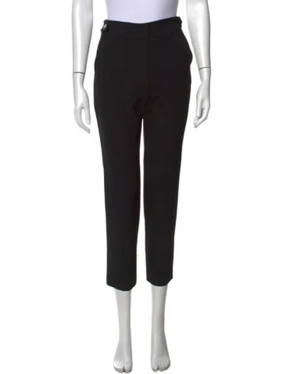 Pre-owned Veronica Beard Straight Leg Pants In Black