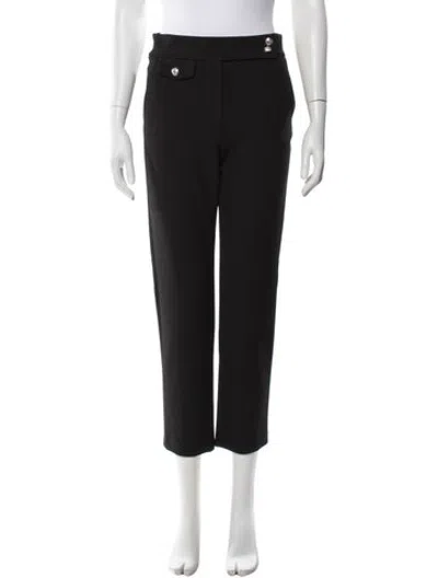 Pre-owned Veronica Beard Straight Leg Pants In Black