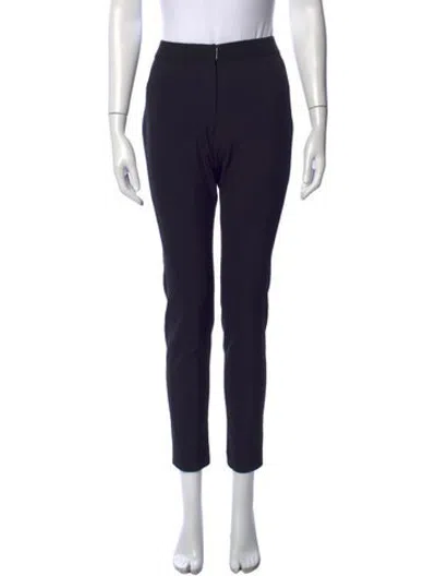 Pre-owned Veronica Beard Straight Leg Pants In Black