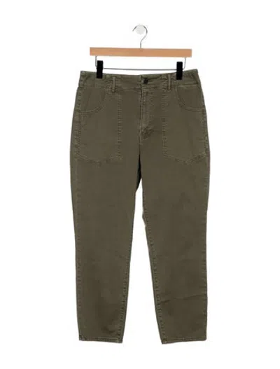 Pre-owned Veronica Beard Straight Leg Pants In Green