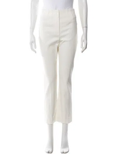 Pre-owned Veronica Beard Straight Leg Pants W/ Tags In White