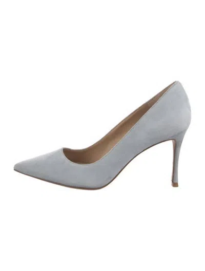 Pre-owned Veronica Beard Suede Pumps In Blue