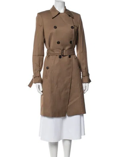 Pre-owned Veronica Beard Trench Coat In Brown