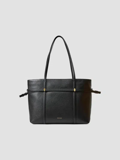 Veronica Beard Women's Lasso Leather Tote In Black