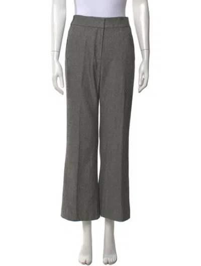 Pre-owned Veronica Beard Wool Wide Leg Pants W/ Tags In Grey