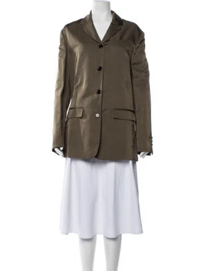 Pre-owned Veronica De Piante Blazer W/ Tags In Green