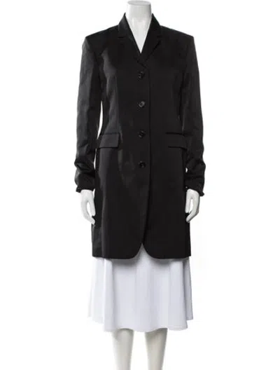 Pre-owned Veronica De Piante Coat W/ Tags In Black