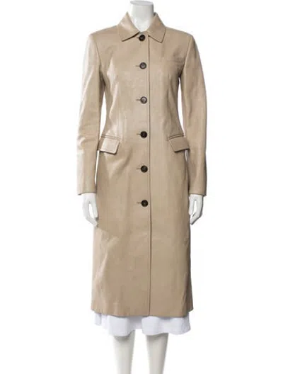 Pre-owned Veronica De Piante Coat W/ Tags In Neutrals