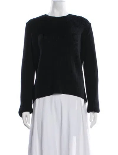 Pre-owned Veronica De Piante Crew Neck Sweater W/ Tags In Black