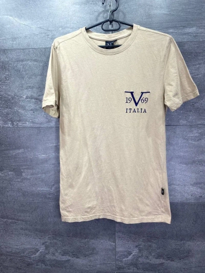 Pre-owned Versace 19v69 Italia Mens T-shirt Brown Size M