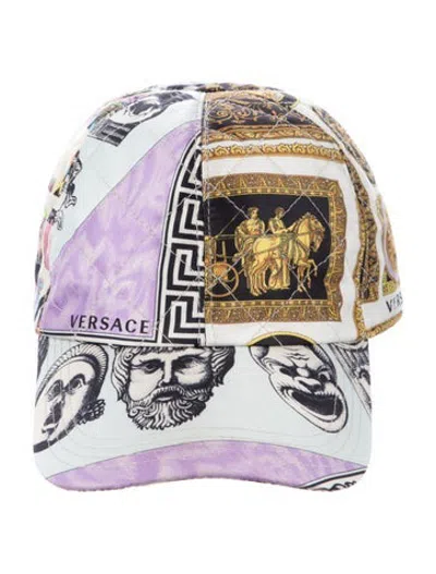 Pre-owned Versace Baseball Cap In Purple