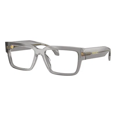 Versace Clear Demo Lenses Eyeglasses In Gold