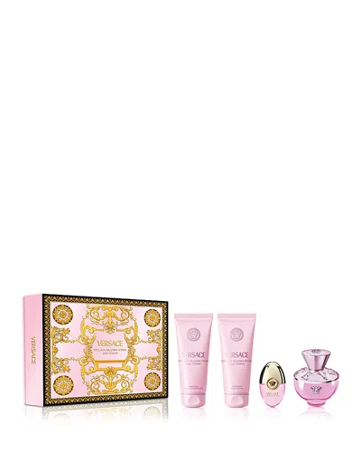 Versace Dylan Blush Pink Pour Femme Eau De Parfum Gift Set ($240 Value) In Transparent