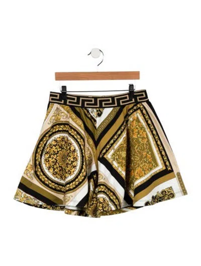 Pre-owned Versace Kids' Girls' Shorts W/ Tags In White