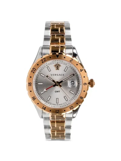 Versace Gmt Greca 42mm Watch In Multi