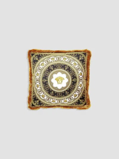 Versace I Heart Baroque Cushion In Multi