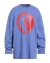 Versace Jeans Couture Man T-shirt Light Purple Size M Cotton