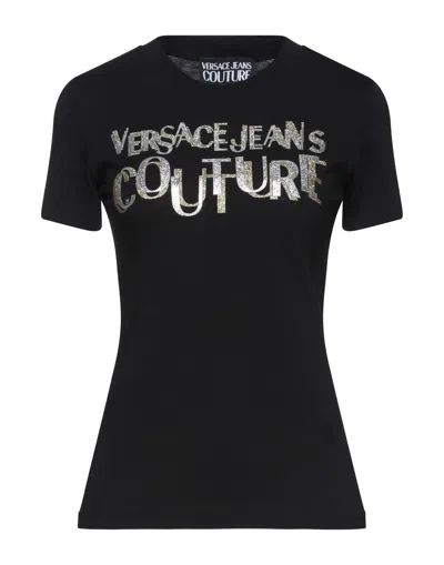 Versace Jeans Couture T-shirts In Black