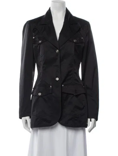 Pre-owned Versace Jeans Couture Vintage 1990's Utility Jacket In Black
